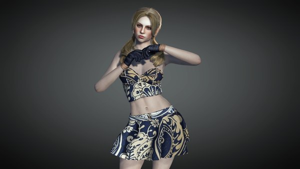 3D 3D AAA Realistic Female Character 06