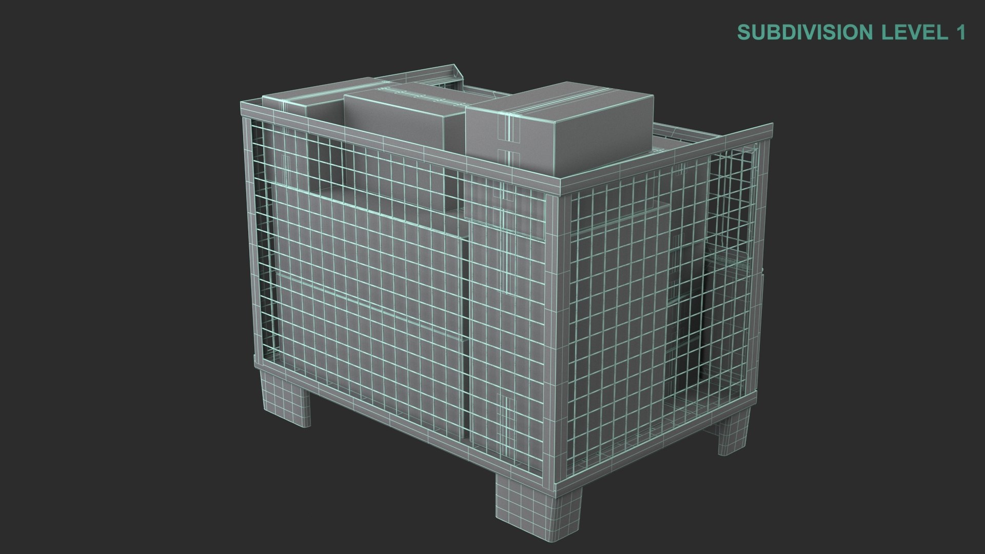 Pallet Box with Packages model https://p.turbosquid.com/ts-thumb/Ea/YXRs6h/7t/wireframe0006/jpg/1669208118/1920x1080/fit_q87/142508ef6f910304f5ea4df7b106dc8f74d40112/wireframe0006.jpg