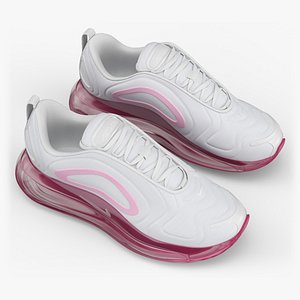 3D Nike Air Max 720 Pink Rise model