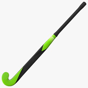 Field Hockey Stick Green 3D