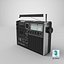 3 In 1 Retro Radio Recorder 3D model