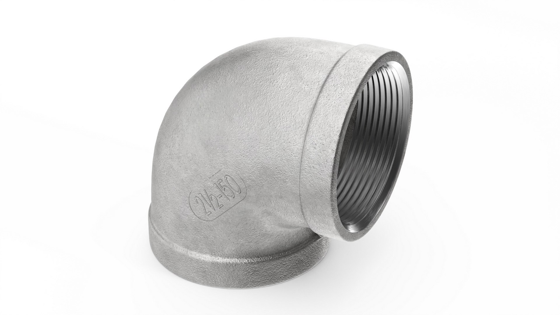 Fitting 90-Degree Elbow SS304 3D model preview