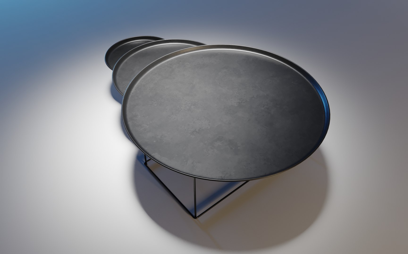 Fat Fat Coffee Tables 3D Model - TurboSquid 1960211