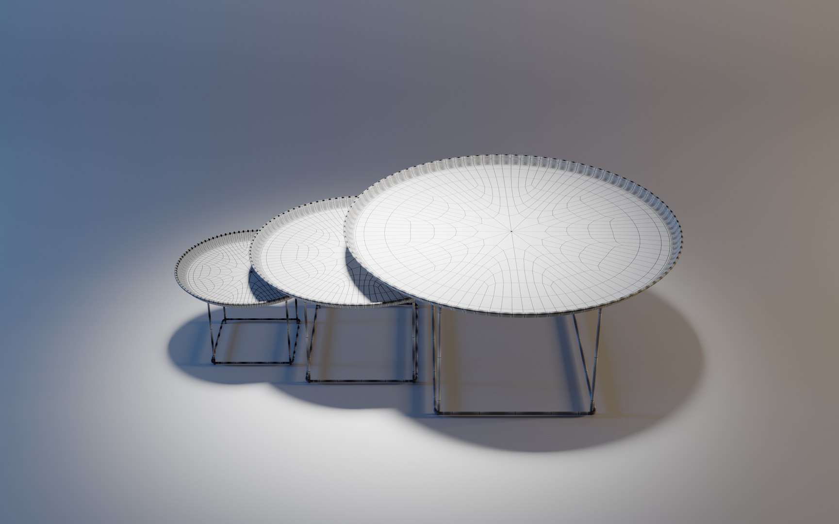 Fat Fat Coffee Tables 3D Model - TurboSquid 1960211