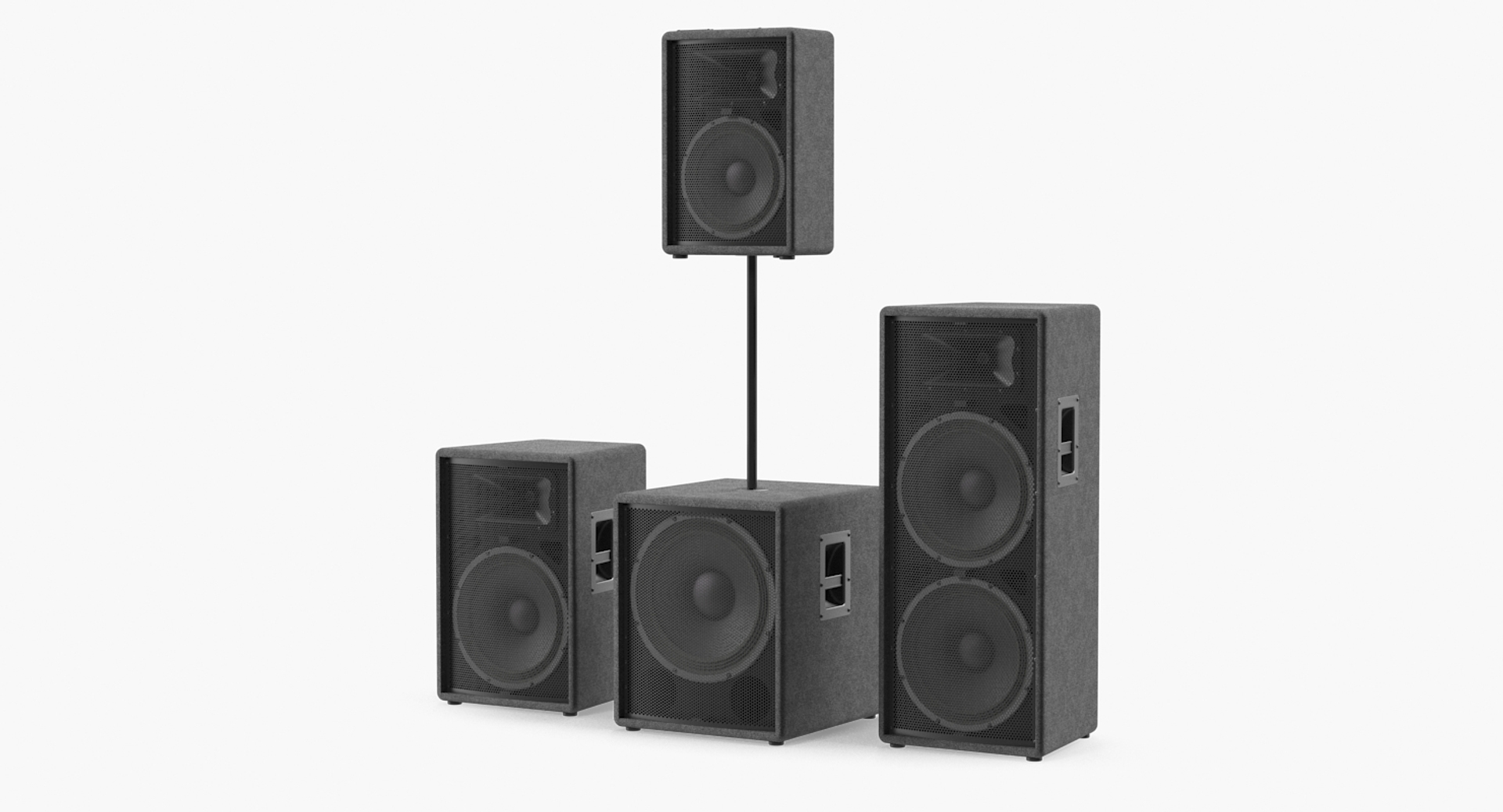 speakers 3D - TurboSquid
