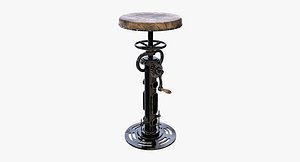 3D model steampunk chair