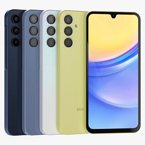Samsung Galaxy A15 5G All Colors 3D