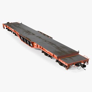 Heavy Duty Flatcar 3D model