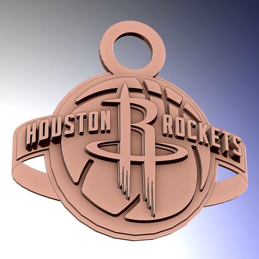 Houston Rockets Logo Printable And Renderable Model - TurboSquid 2222739