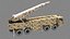 Emad Iranian Ballistic Missile Launcher Vehicle 3D model