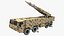 Emad Iranian Ballistic Missile Launcher Vehicle 3D model