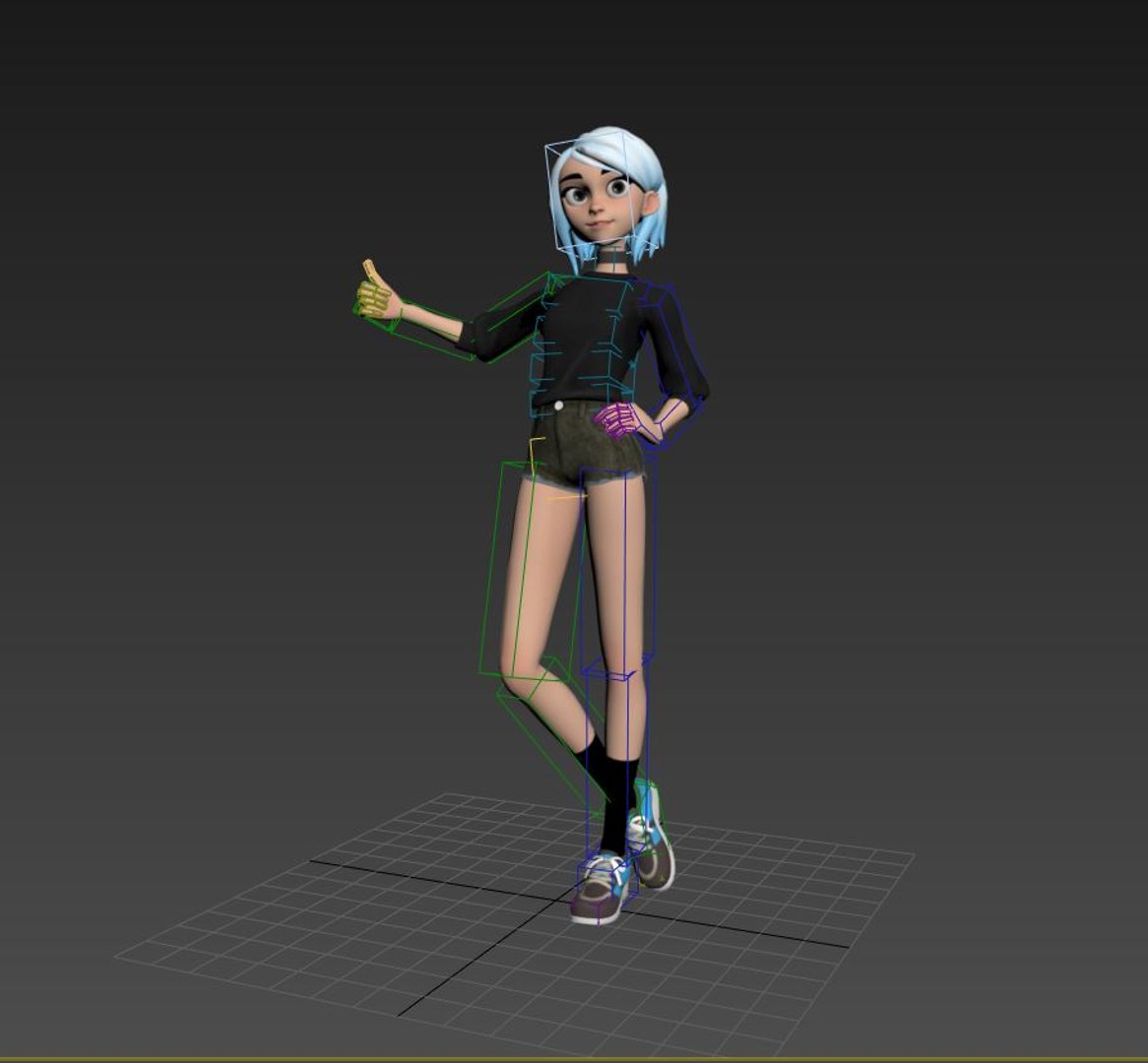 Cartoon Character Model - TurboSquid 1360572