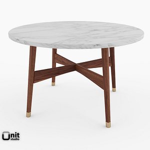 Mid-Century Round Coffee Table by West Elm