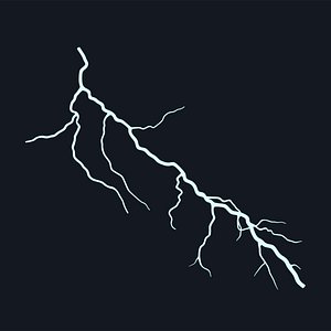 Cartoon Lightning Bolt