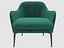 Charmy Armchair velvet green Pols Potten