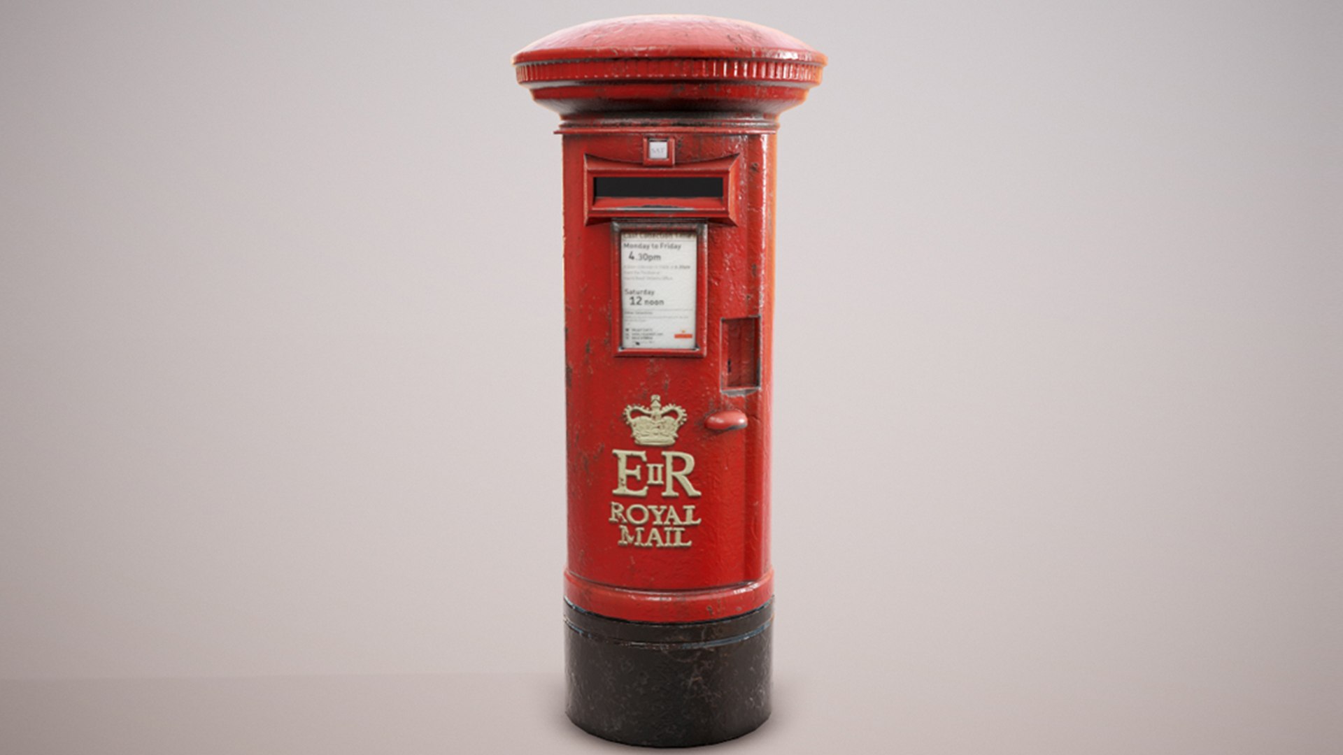PostBox 3D Model - TurboSquid 2245044