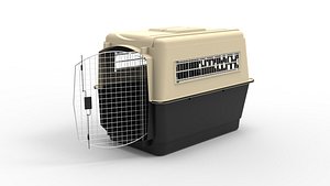3D Pet Carrier Cage or Crate model