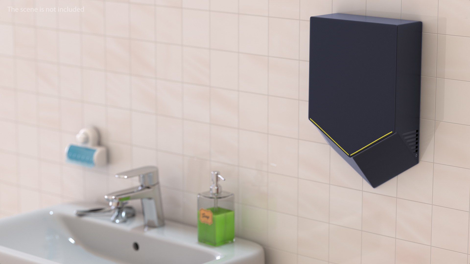 Hand Dryer Generic 3D model preview