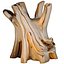 Support sculptural décoratif en souche de bois flotté, modèle 3D écologique de racine d'arbre