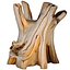 Support sculptural décoratif en souche de bois flotté, modèle 3D écologique de racine d'arbre