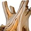 Support sculptural décoratif en souche de bois flotté, modèle 3D écologique de racine d'arbre