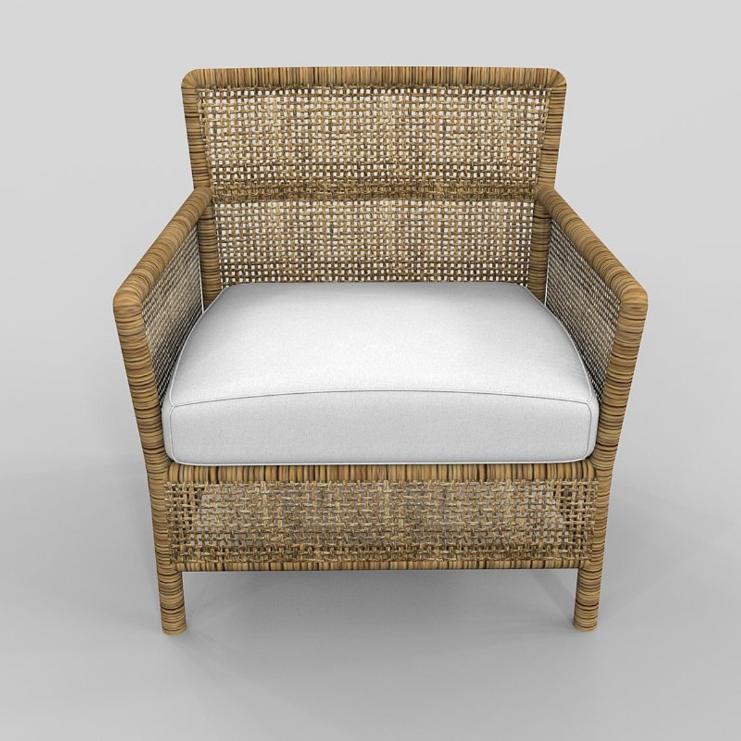 Rattan Armchair 3d Max