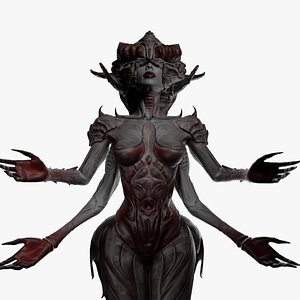 3D model Girl Monster