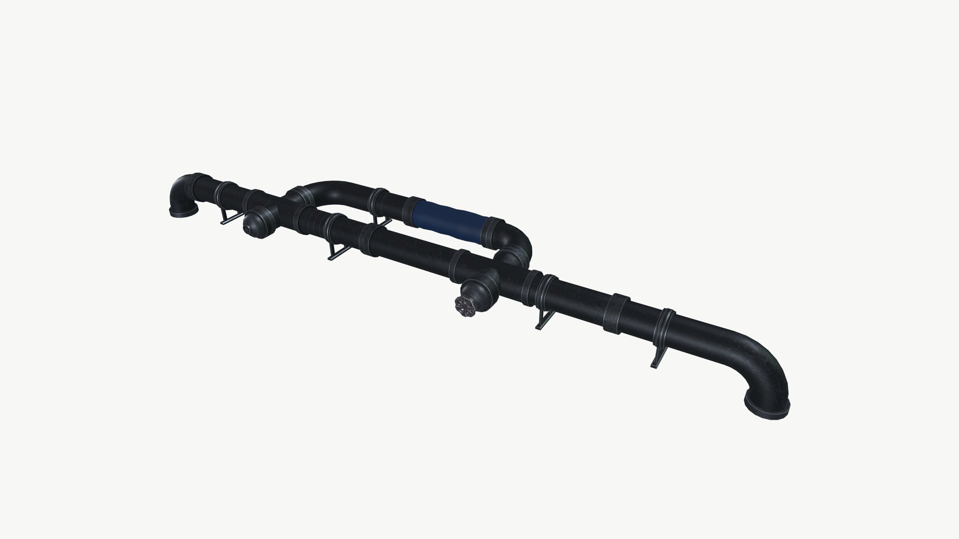 Industrial Pipe Pack 3D Model - TurboSquid 2298399