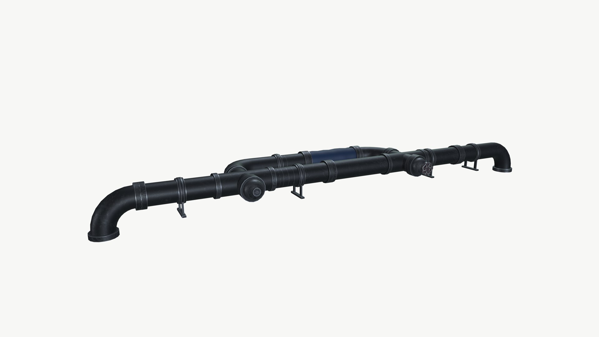Industrial Pipe Pack 3D Model - TurboSquid 2298399