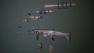 Scar Fn (Game Ready)