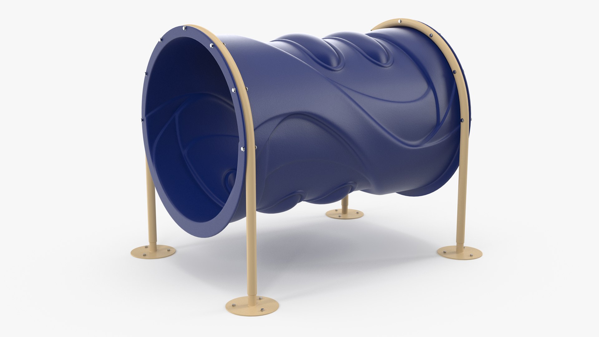Tunnel Run for Dog Park Blue 3D model preview