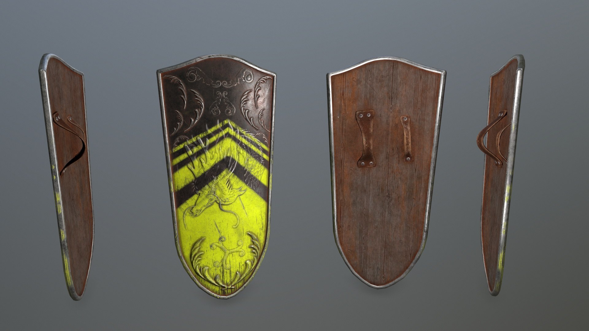 Shield Model - TurboSquid 1575916