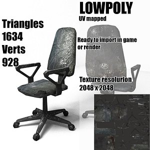 Old grunge damaged armchair