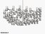 Sciolari 81 Cubes Chrome Chandelier