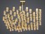 Sciolari 81 Cubes Chrome Chandelier