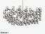 Sciolari 81 Cubes Chrome Chandelier