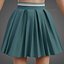 Sportliches Tennis-Outfit-Set – Sport-BH-Tanktop mit plissiertem Minirock