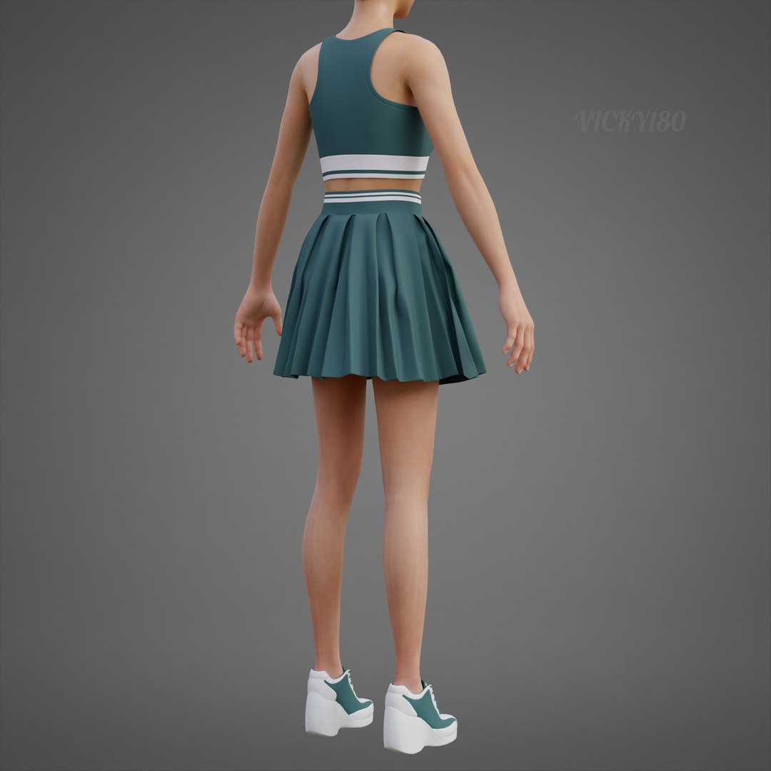 3D model Sports Wear Tennis Outfit Set -  Sports Bra Tank Top with Pleated Mini Skirt Clothing https://p.turbosquid.com/ts-thumb/Eb/VyaZN5/Xv/0009/jpg/1781857294/1920x1080/fit_q87/4558b8156964f995c744e8c94f802ada693f76a1/0009.jpg