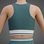 Sportliches Tennis-Outfit-Set – Sport-BH-Tanktop mit plissiertem Minirock