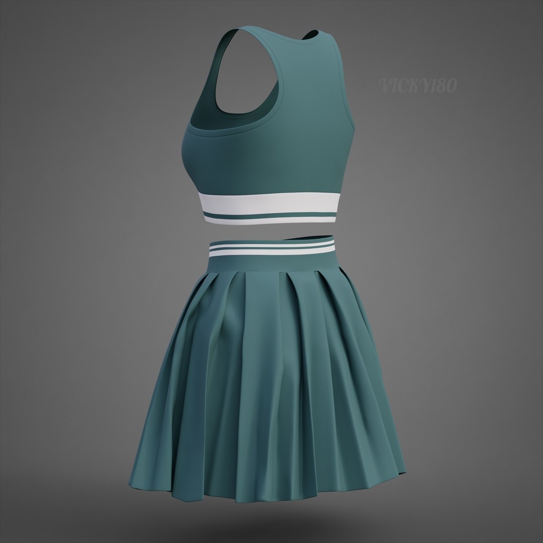 3D model Sports Wear Tennis Outfit Set -  Sports Bra Tank Top with Pleated Mini Skirt Clothing https://p.turbosquid.com/ts-thumb/Eb/VyaZN5/y6/outfit0020/jpg/1781857296/1920x1080/fit_q87/774c9a5236b1311f8972b57d8e3fc0c24f4cf436/outfit0020.jpg