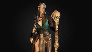 Goddess Hel 3D model