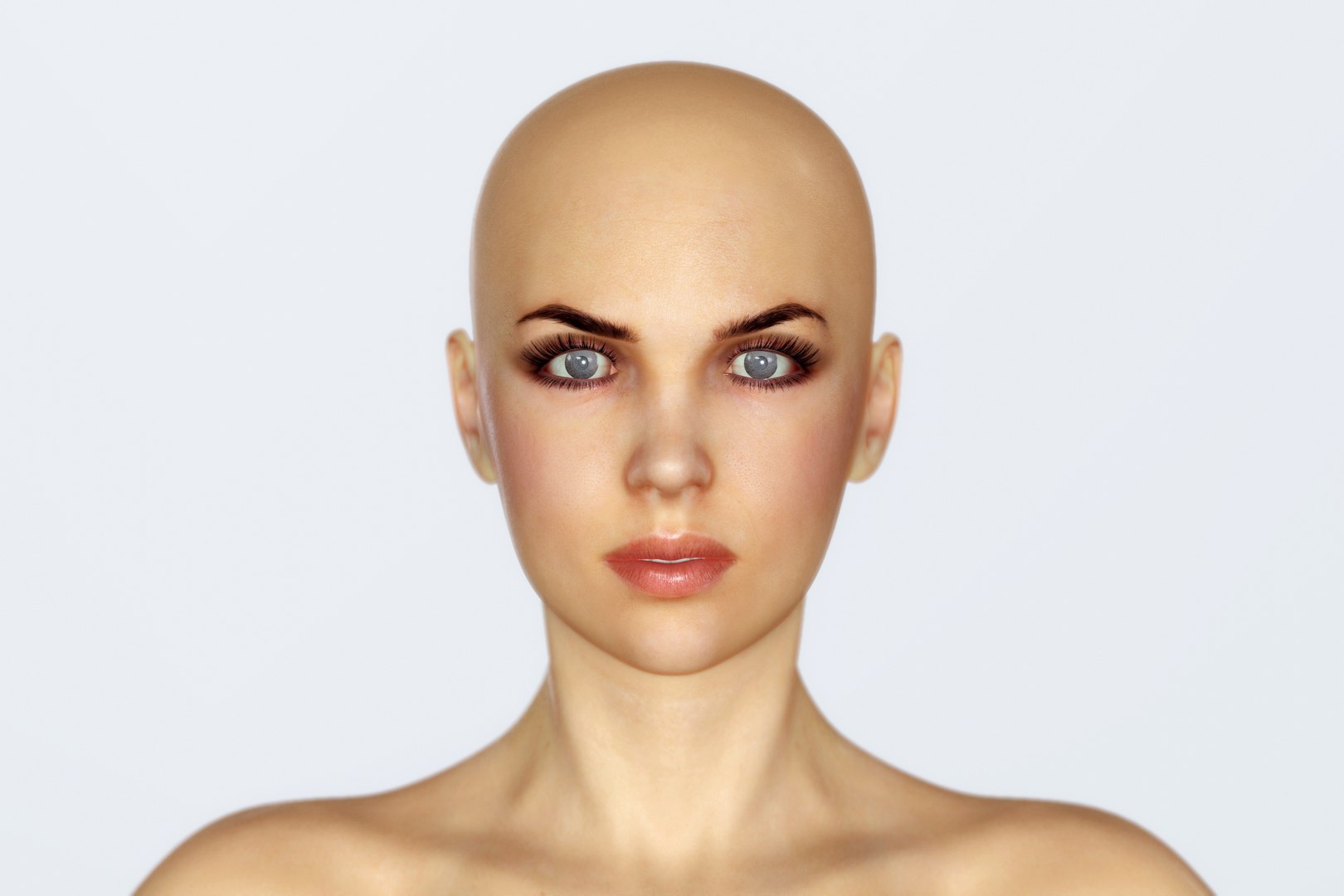 3d Realistic Female Base Low Poly Pbr Turbosquid 1757854