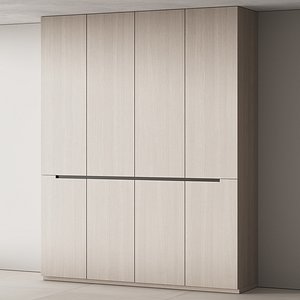 544 cabinet furniture 18 modular wardrobe cupboard 3 options 3D model