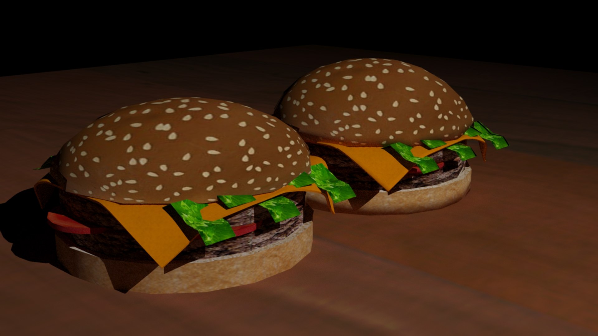 汉堡3d模型 - turbosquid 1736148