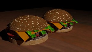 3D HAMBURGUER