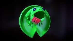 3D Frog pot 3d-print