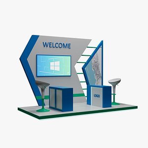 3D Welcome booth