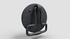 Door Handle Medieval M7 3D model