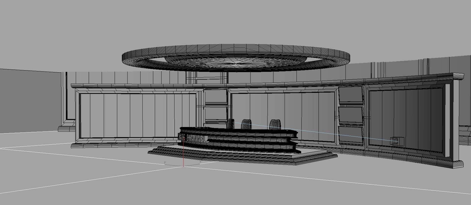 3d Tv News Room