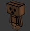 Danbo Character High Poly 3D Model, Full Rigged - clean